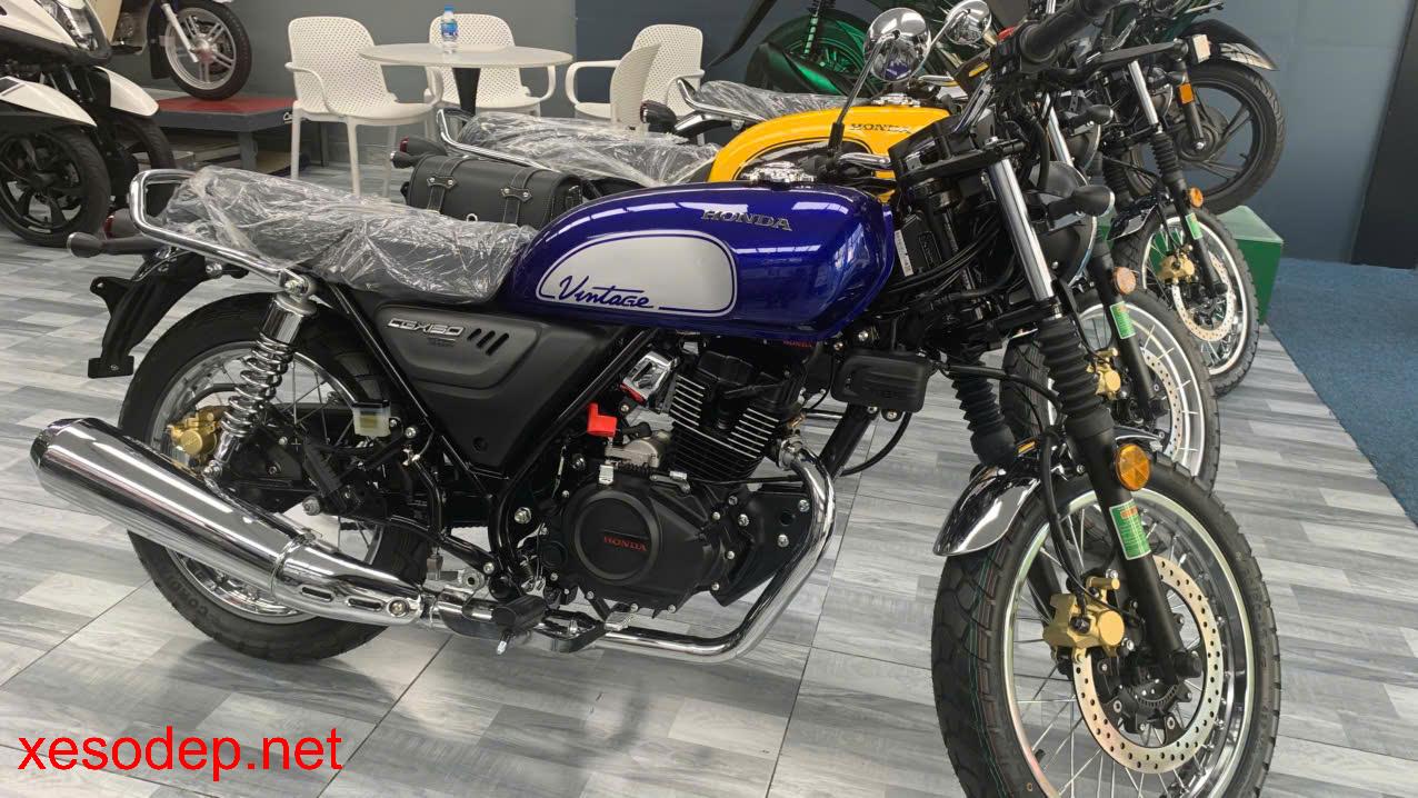 Honda CGX150 Vintage 2026 đã về Cub House – 3 màu xanh dương, vàng, bạc 3 Honda CGX150 Vintage 2026
