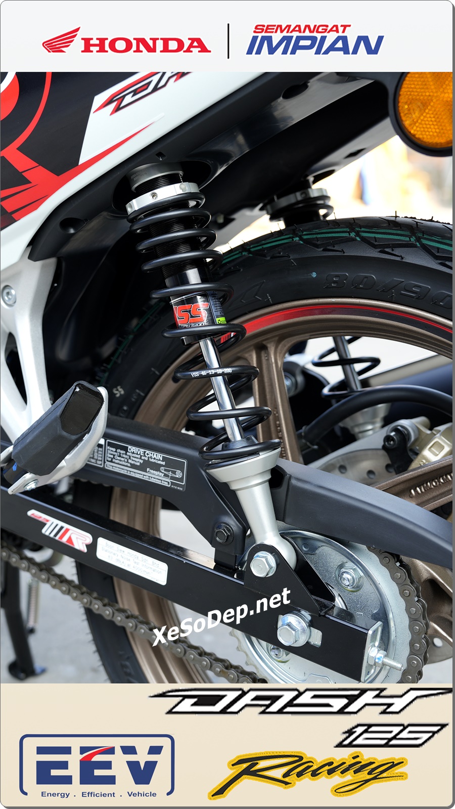 Honda Dash 125 Racing - Custom by Cub House 17 xe Honda Dash 125 Racing Custom by Cub House Xe So Dep 6