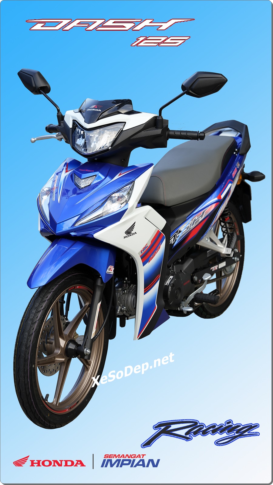 Honda Dash 125 Racing - Custom by Cub House 20 xe Honda Dash 125 Racing Custom by Cub House mau xanh Xe So Dep 10