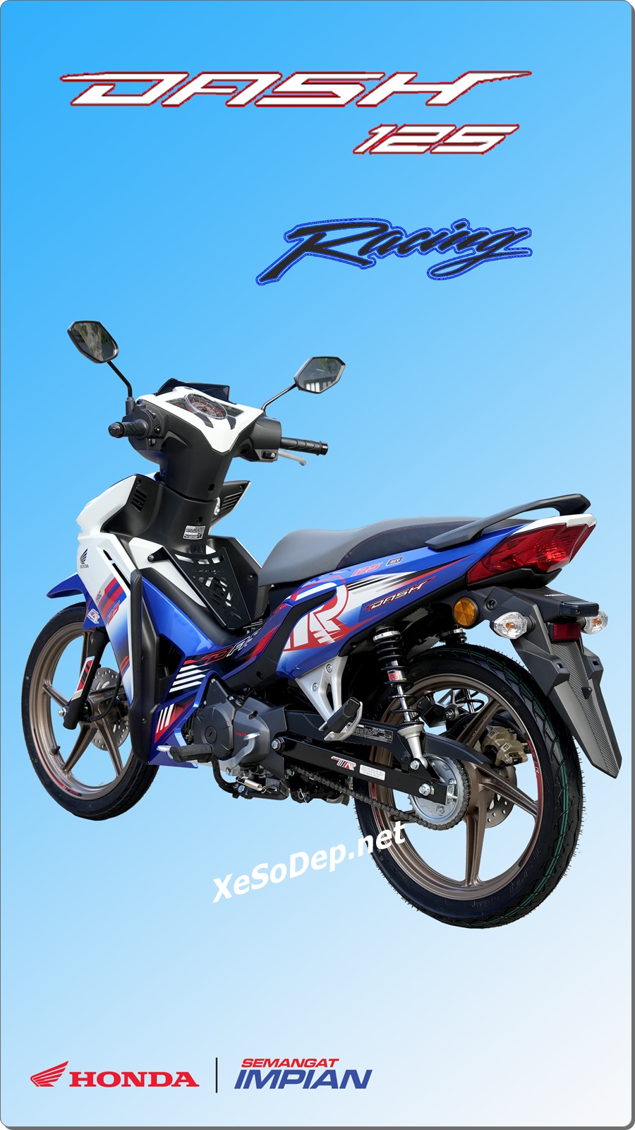 Honda Dash 125 Racing - Custom by Cub House 32 xe Honda Dash 125 Racing Custom by Cub House mau xanh Xe So Dep 11