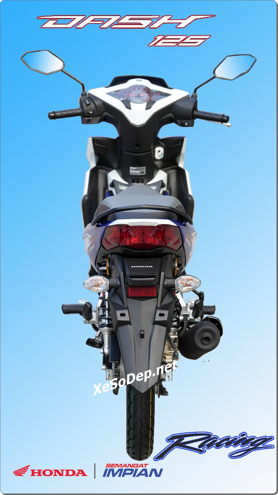 Honda Dash 125 Racing - Custom by Cub House 19 xe Honda Dash 125 Racing Custom by Cub House mau xanh Xe So Dep 12