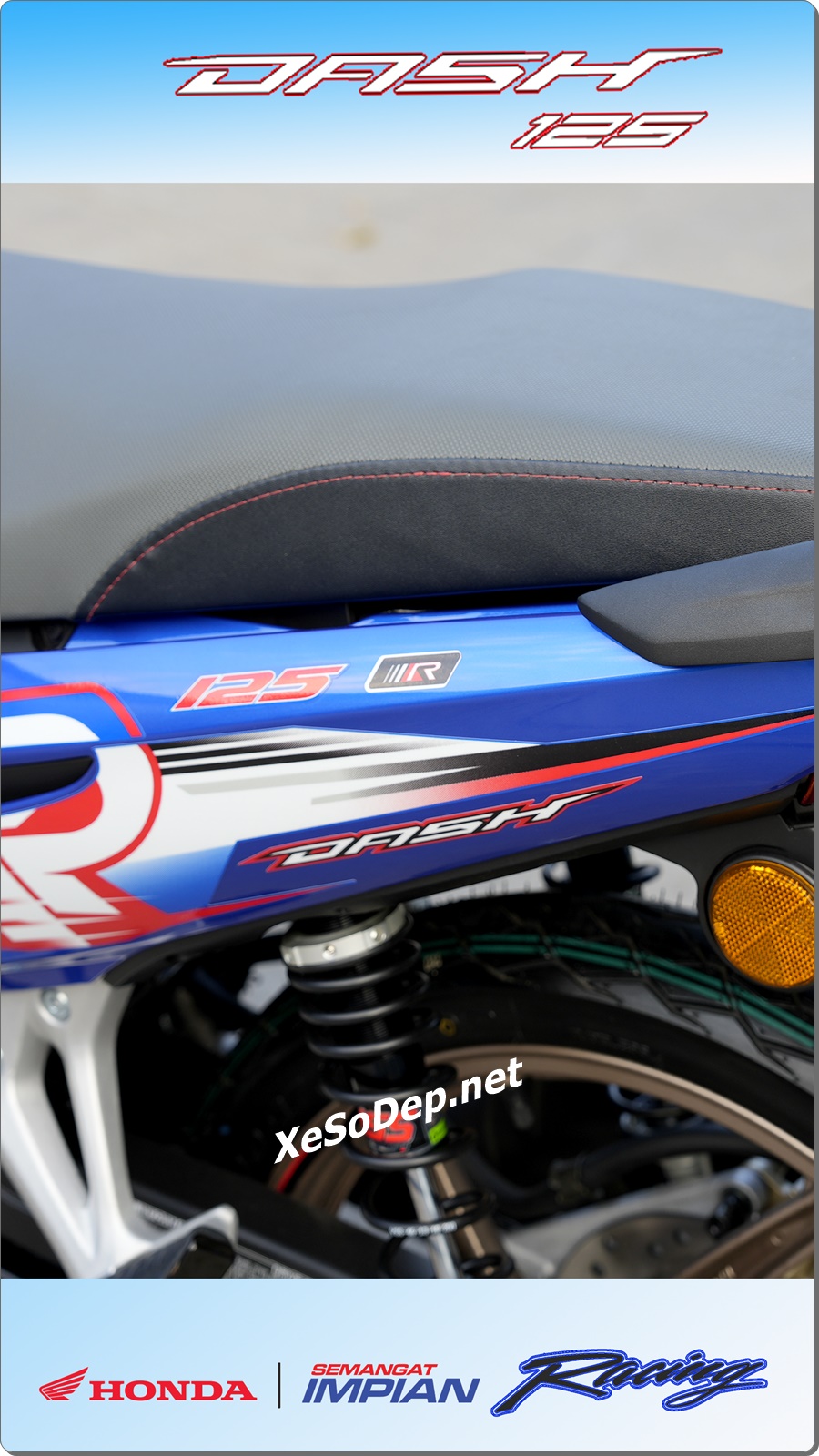 Honda Dash 125 Racing - Custom by Cub House 33 xe Honda Dash 125 Racing Custom by Cub House mau xanh Xe So Dep 14