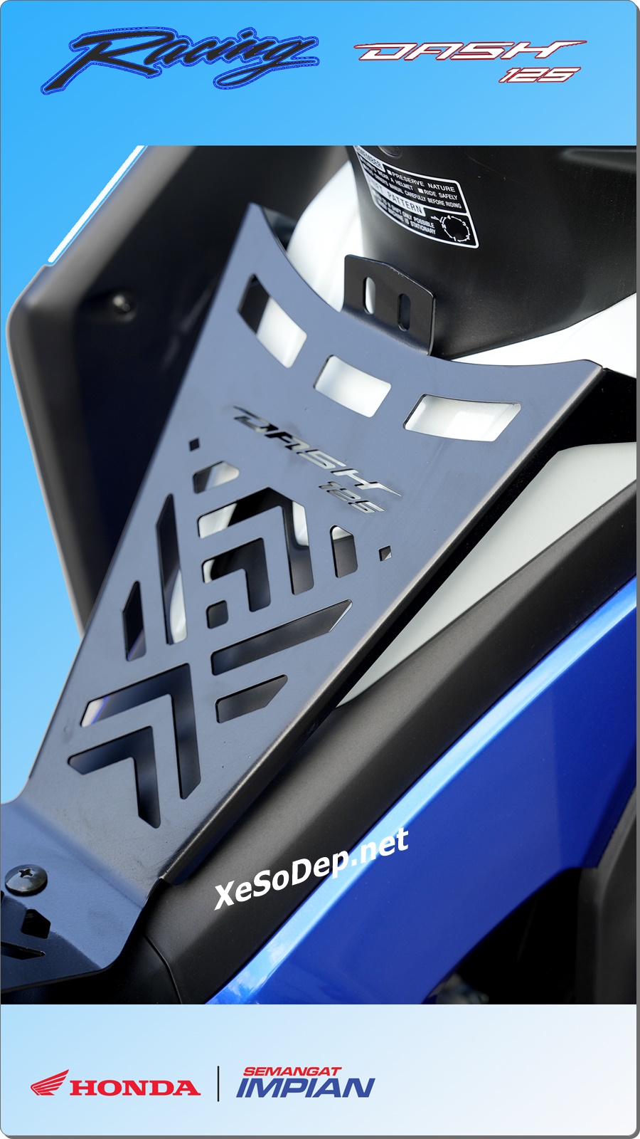 Honda Dash 125 Racing - Custom by Cub House 31 xe Honda Dash 125 Racing Custom by Cub House mau xanh Xe So Dep 15