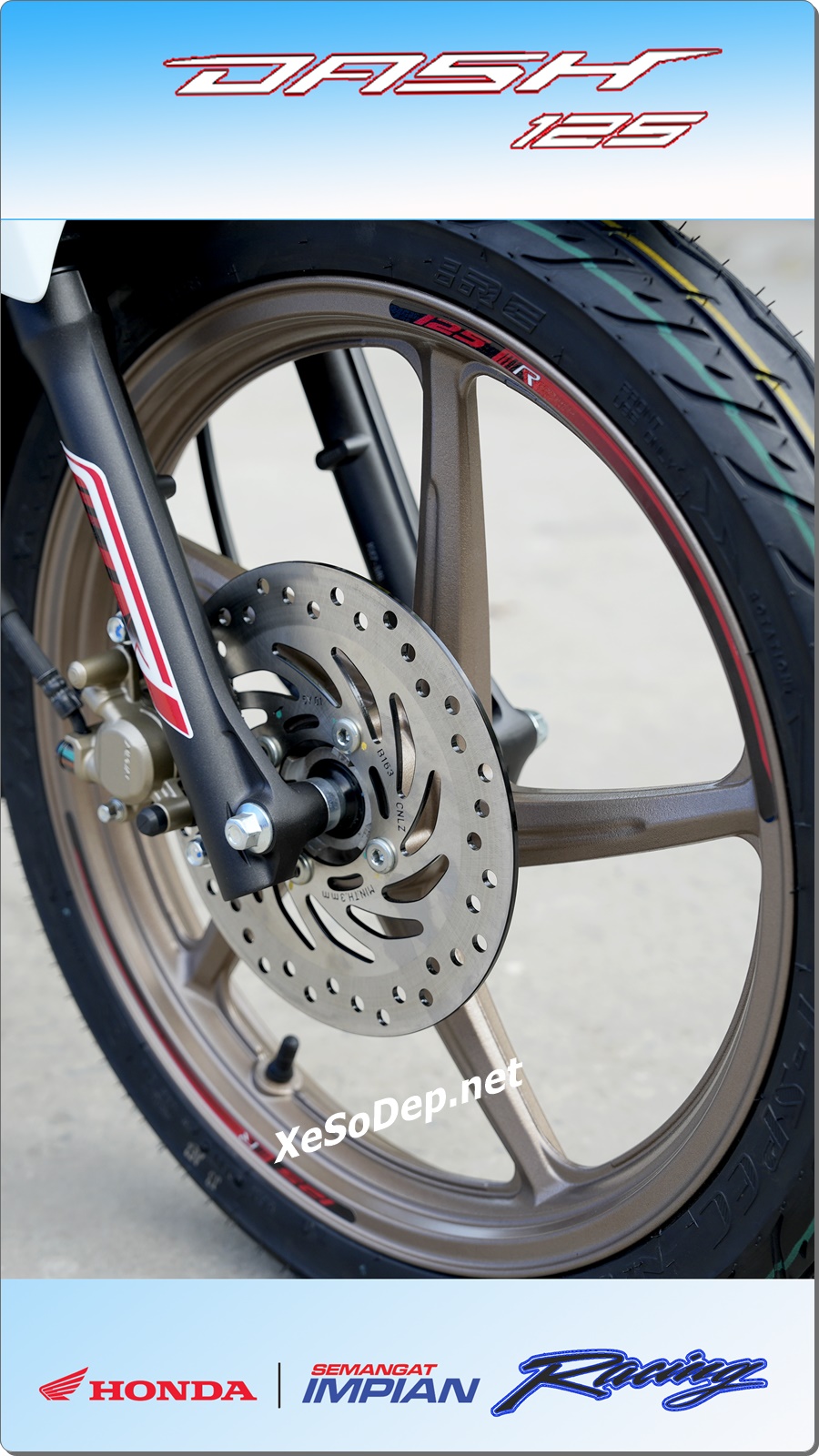 Honda Dash 125 Racing - Custom by Cub House 23 xe Honda Dash 125 Racing Custom by Cub House mau xanh Xe So Dep 4