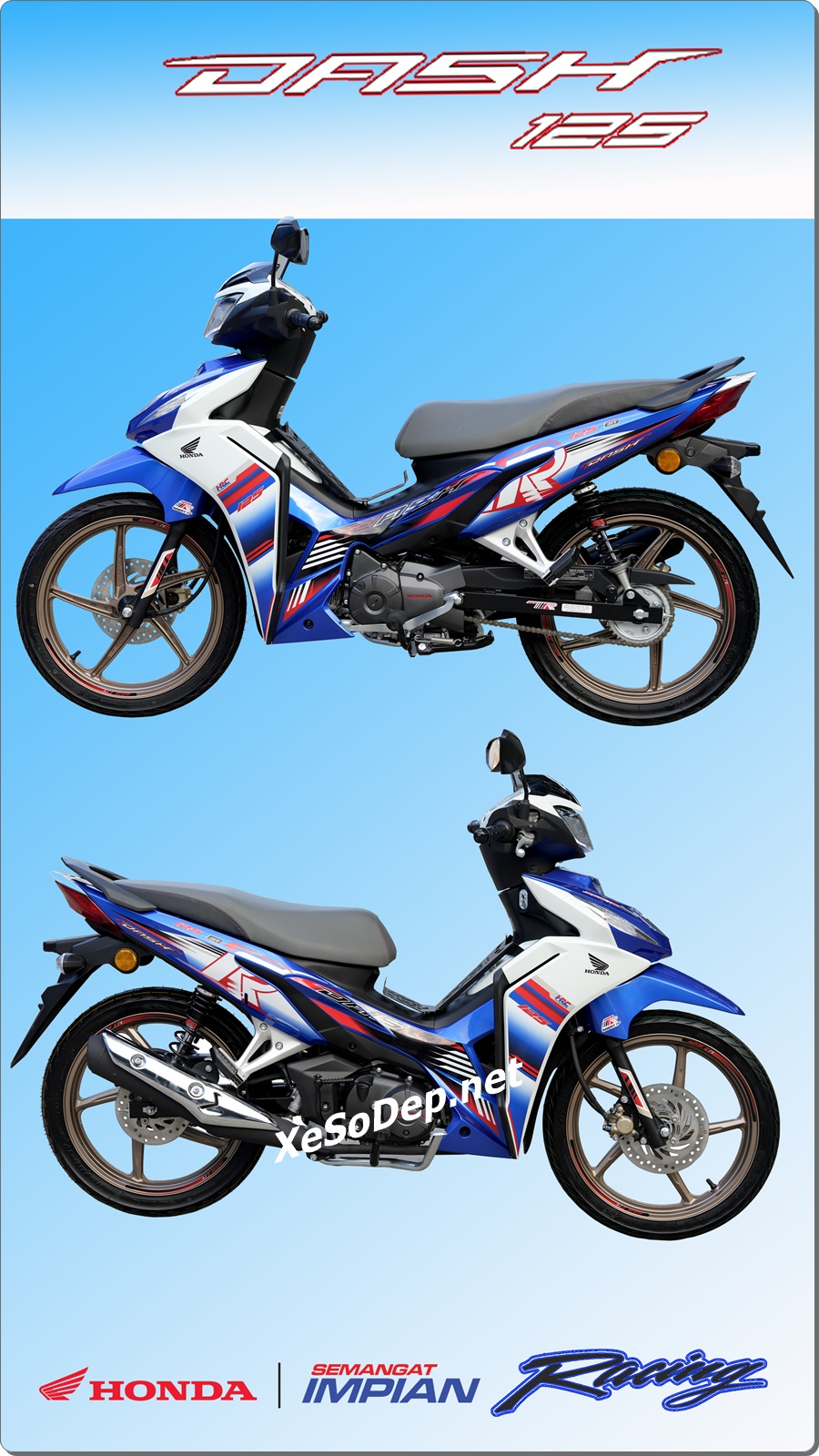 Honda Dash 125 Racing - Custom by Cub House 26 xe Honda Dash 125 Racing Custom by Cub House mau xanh Xe So Dep 8