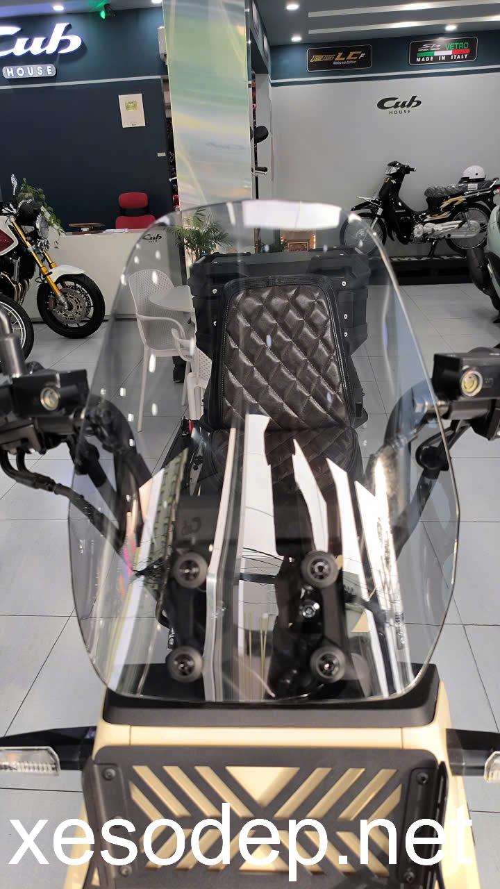 Honda Square X125 2026 Full Phụ Kiện Off-Road Độc Đáo Tại Việt Nam – Nâng Cấp Chuẩn Cub House Cực Chất 3 Kính chắn gió Honda Square X125