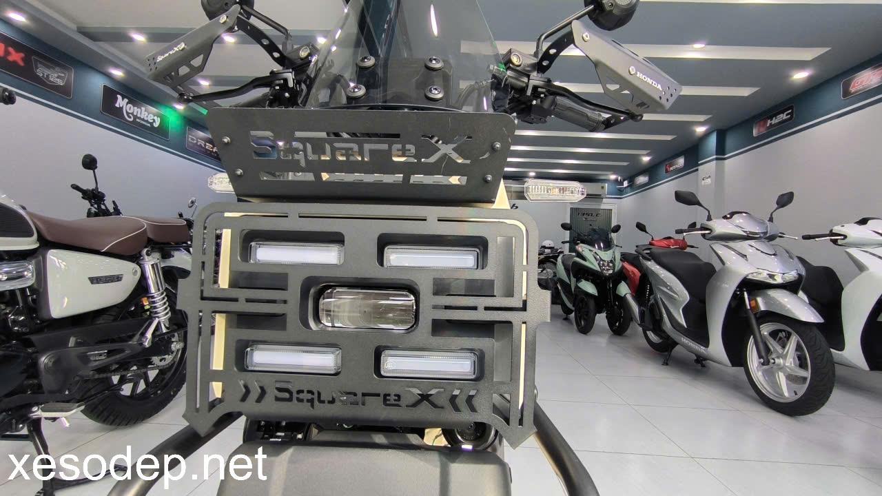 Honda Square X125 2026 Full Phụ Kiện Off-Road Độc Đáo Tại Việt Nam – Nâng Cấp Chuẩn Cub House Cực Chất 7 Bảo vệ đèn Honda Square X125
