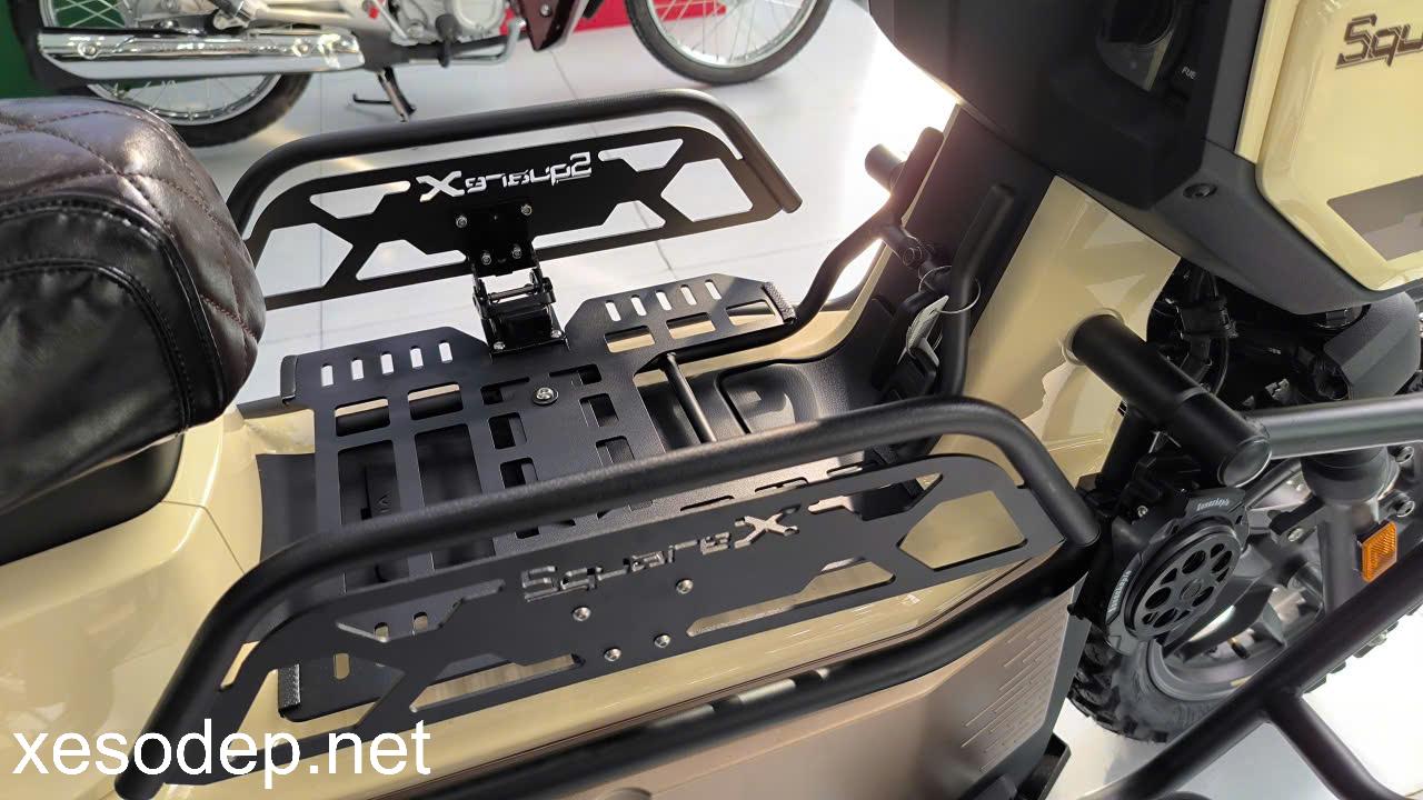 Honda Square X125 2026 Full Phụ Kiện Off-Road Độc Đáo Tại Việt Nam – Nâng Cấp Chuẩn Cub House Cực Chất 11 Rổ rời Honda Square X125