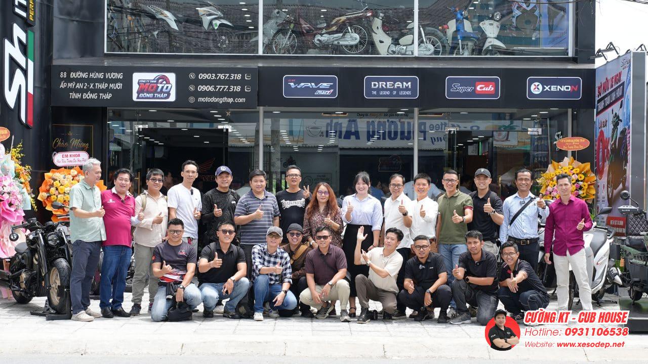 Moto Đồng Tháp quy tụ 12 thương hiệu xe máy nổi tiếng trong một showroom 8 Moto Đồng Tháp vừa chính thức khai trương showroom xe máy