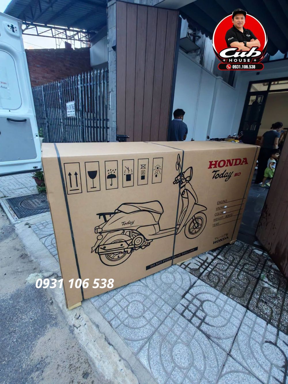 Bàn giao Honda Today 50 về nhà mới tại Tây Ninh 3 Bàn giao Honda Today 50 về nhà mới tại Tây Ninh