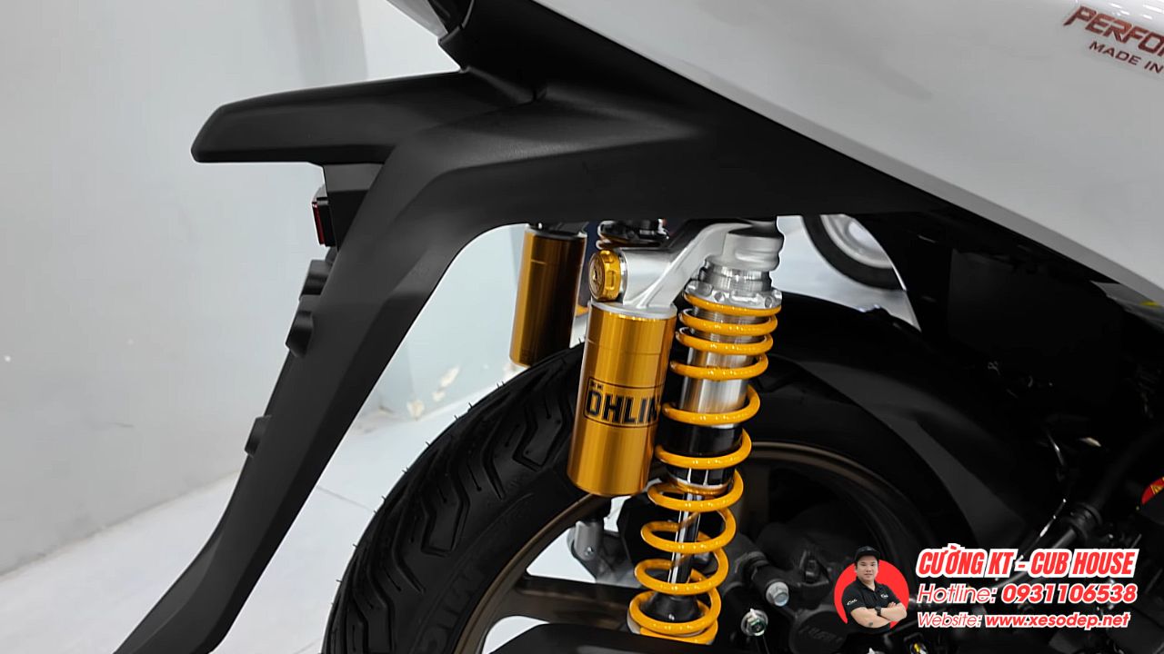 Lên phuộc Öhlins cho Honda SH150 nhập Ý