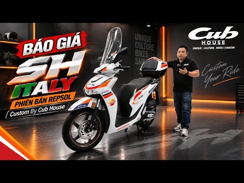 Giá Honda SH 150 Italy Repsol Edition Custom – Phiên bản dành cho người thích sự khác biệt 1 gia sh 150 repsol edition custom