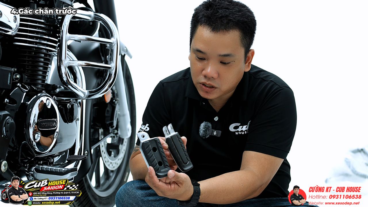 Phụ kiện Honda CB350C nhập chính hãng: Review chi tiết từng món đáng nâng cấp 6 Phụ kiện Honda CB350C