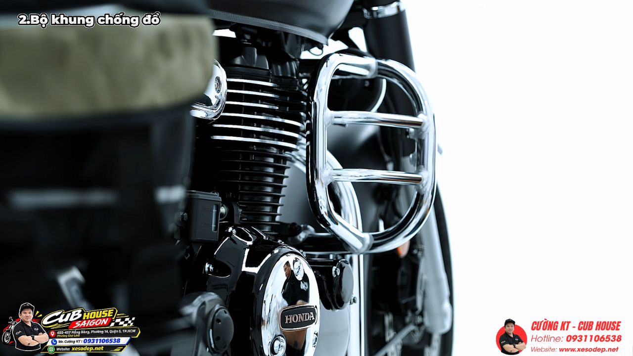 Phụ kiện Honda CB350C nhập chính hãng: Review chi tiết từng món đáng nâng cấp 4 Phụ kiện Honda CB350C