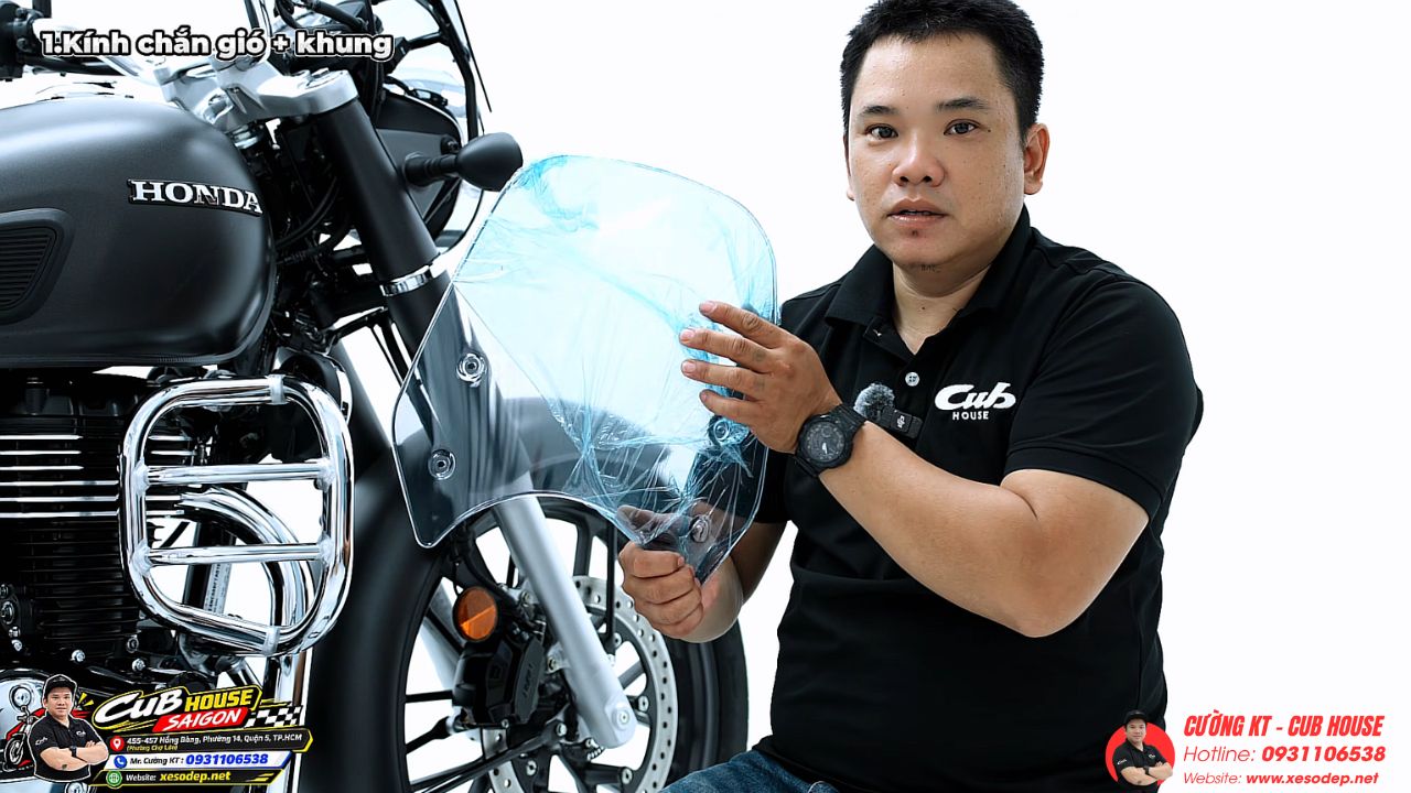 Phụ kiện Honda CB350C nhập chính hãng: Review chi tiết từng món đáng nâng cấp 3 Phụ kiện Honda CB350C