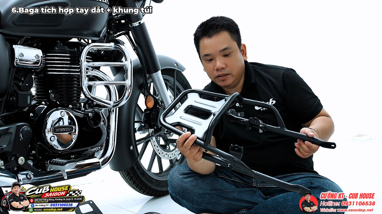 Phụ kiện Honda CB350C nhập chính hãng: Review chi tiết từng món đáng nâng cấp 8 Phụ kiện Honda CB350C